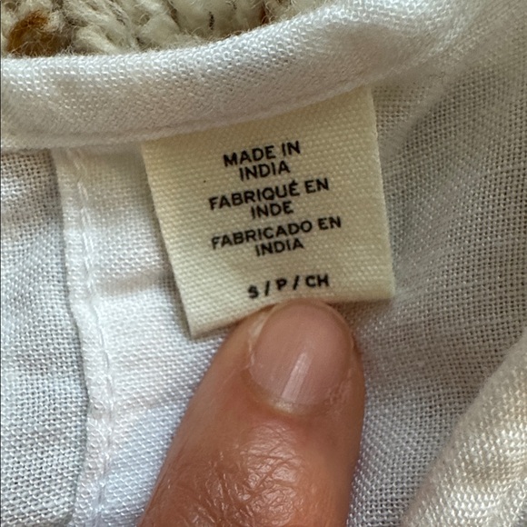 Linen Blend Blouse - White Levi's® US - Picture 6 of 10